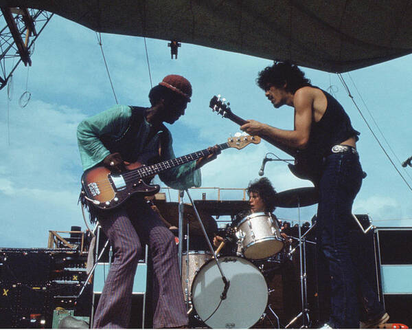 Santana at Woodstock (David Brown on Bass Guitar) (Limited Edition) — The  Jim Cummins Collection