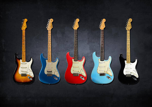Fender Stratocaster Poster featuring the photograph Stratocaster by Mark Rogan