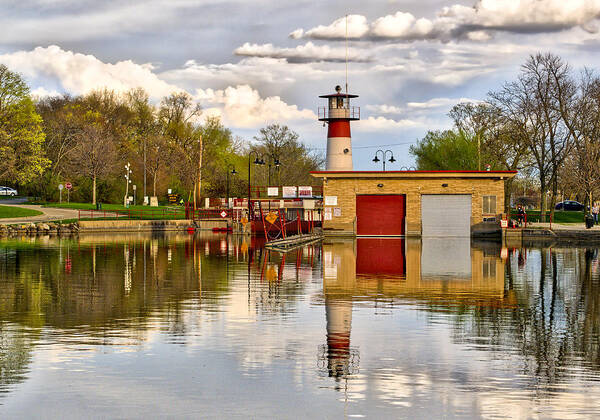 Tenney Poster featuring the photograph Tenney Lock - Madison - Wisconsin by Steven Ralser