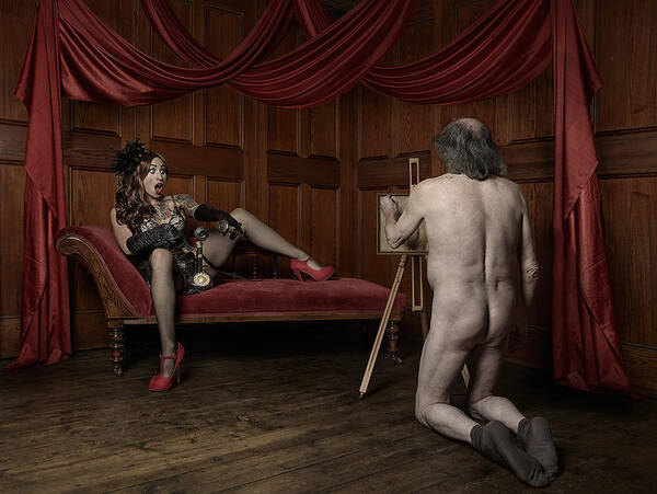 Fine Art Nude Poster featuring the photograph The Joy Of Sox by Nick Walton
