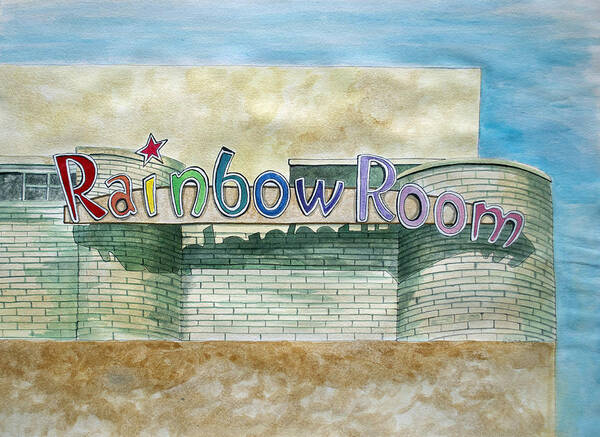 Asbury Art Poster featuring the painting The Rainbow Room by Patricia Arroyo