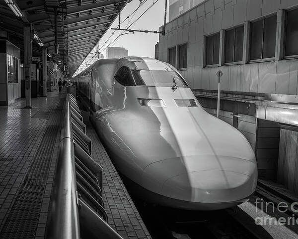 Tokyo Poster featuring the photograph Tokyo to Kyoto Bullet Train, Japan 3 by Perry Rodriguez