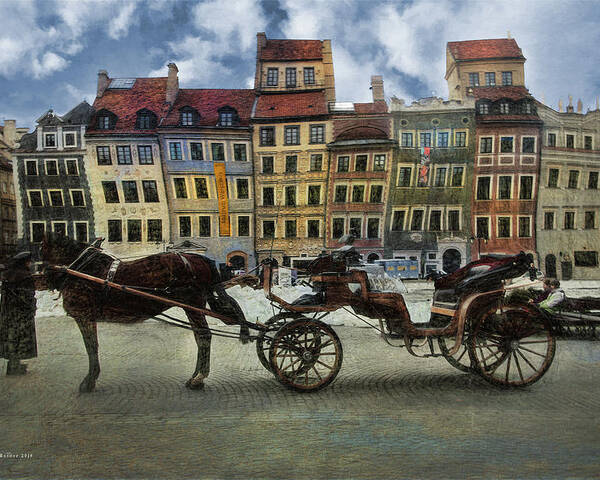  Poster featuring the photograph Old Town in Warsaw # 30 by Aleksander Rotner
