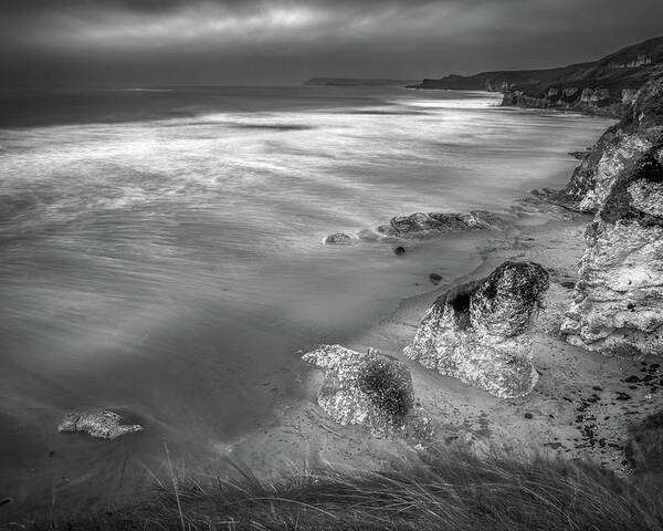 Ireland Poster featuring the photograph Whiterocks mono by Nigel R Bell