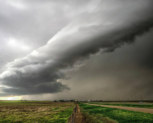 Weather Poster featuring the photograph Wildorado Storm by Scott Cordell