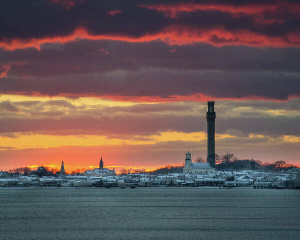 Provincetown Poster featuring the photograph Winter Layers by Ellen Koplow