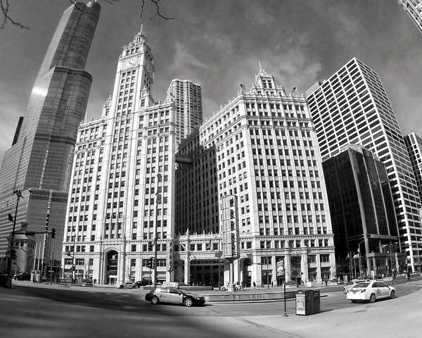Chicago Poster featuring the photograph Wrigley Building - Chicago by Jackson Pearson