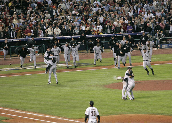 People Poster featuring the photograph 2005 World Series - Chicago White Sox by G. N. Lowrance
