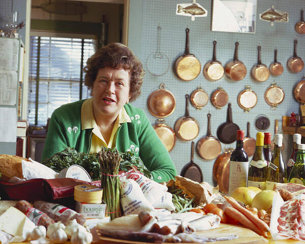 America Poster featuring the photograph Julia Child by Hans Namuth