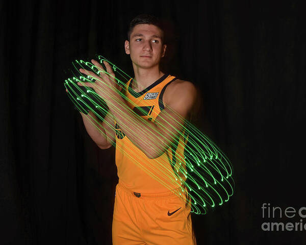 Grayson Allen Poster featuring the photograph 2018 Nba Rookie Photo Shoot by Brian Babineau