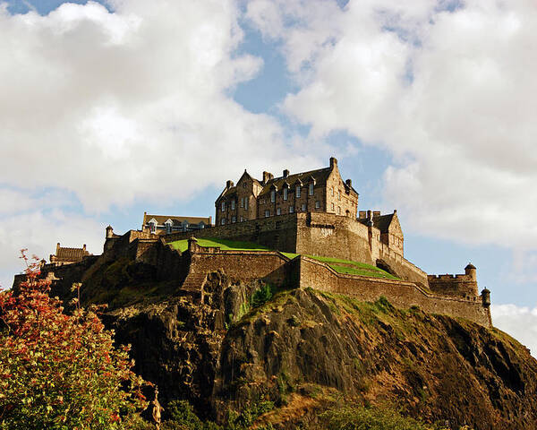 Scotland Poster featuring the photograph 19/08/13 EDINBURGH, The Castle. by Lachlan Main