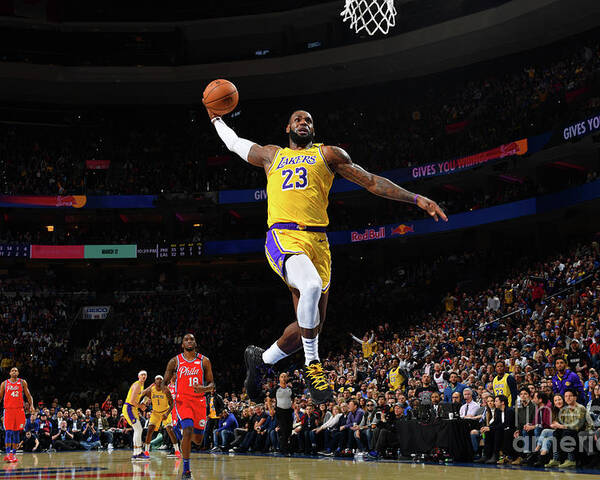 Nba Pro Basketball Poster featuring the photograph Lebron James by Jesse D. Garrabrant