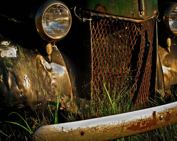 Rusty Truck Poster featuring the photograph Bodie 14 by Catherine Sobredo