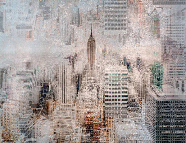 Empire Poster featuring the photograph Empire State Of Mind by Carmine Chiriacò