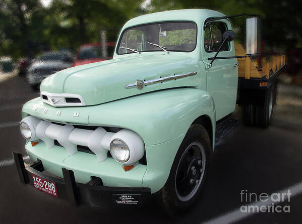 Truck Poster featuring the photograph Ford F5 by Mike Eingle
