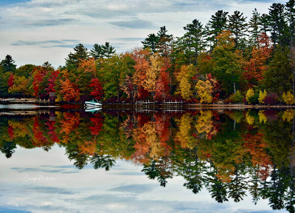 Autumn Poster featuring the photograph Grand Finale by Carolyn Mickulas