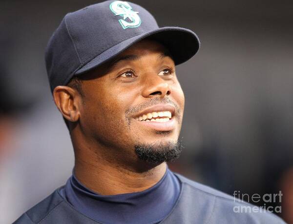 American League Baseball Poster featuring the photograph Ken Griffey Jr. Retires From Seattle by Otto Greule Jr