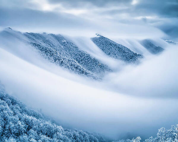 Balkan Mountains Poster featuring the photograph Kingdom Of the Mists by Evgeni Dinev