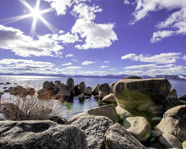 Lake Tahoe Water Poster featuring the photograph Lake Tahoe 4 by Rocco Silvestri