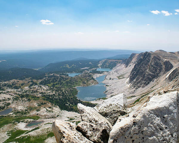 Mountain Poster featuring the photograph Medicine Bow Peak by Nicole Lloyd
