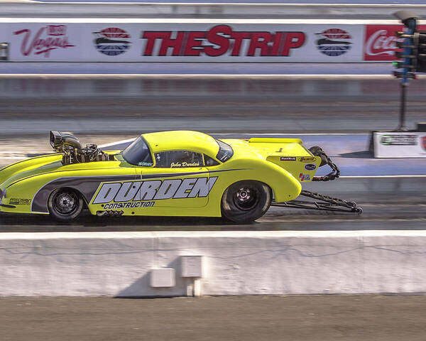 Pro Mod Poster featuring the photograph Pro Mod Corvette by Darrell Foster