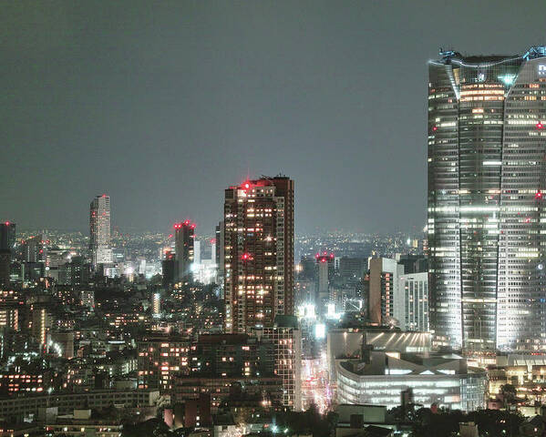 Roppongi From Tokyo Tower Poster By Spiraldelight