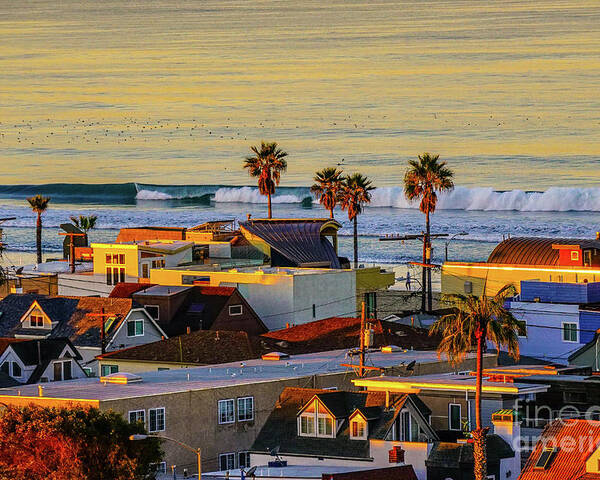 San Diego Poster featuring the photograph San Diego Beach by Darcy Dietrich