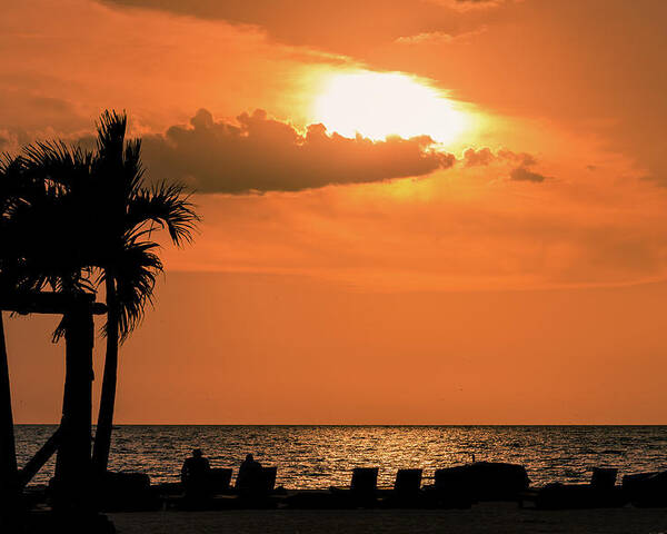 Florida Poster featuring the photograph Sunset - St Pete Beach by Frank Mari