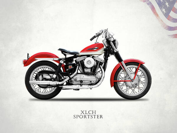 Xlch Poster featuring the photograph The Vintage Sportster Motorcycle by Mark Rogan