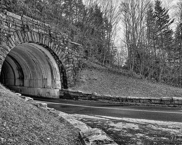 Tunnel Poster featuring the photograph Tunnel to Newfound Gap by Nunweiler Photography