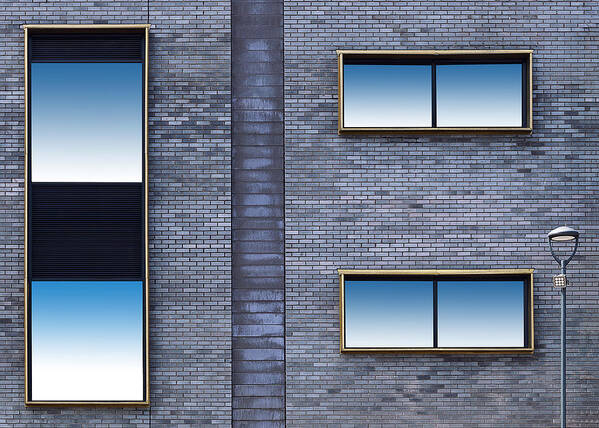 Facade Poster featuring the photograph Windows I by Arro