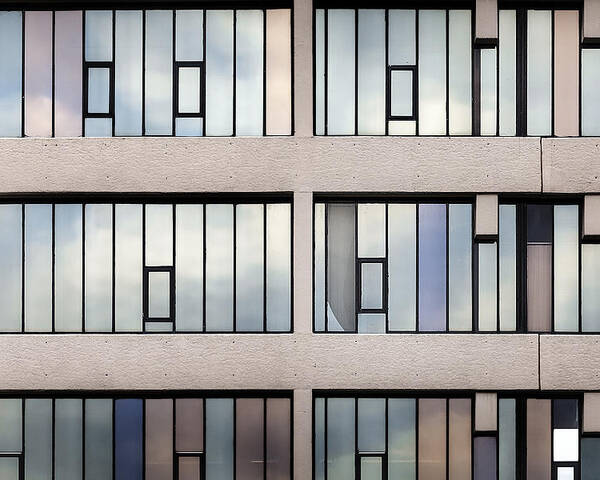 Facade Poster featuring the photograph Windows II by Arro