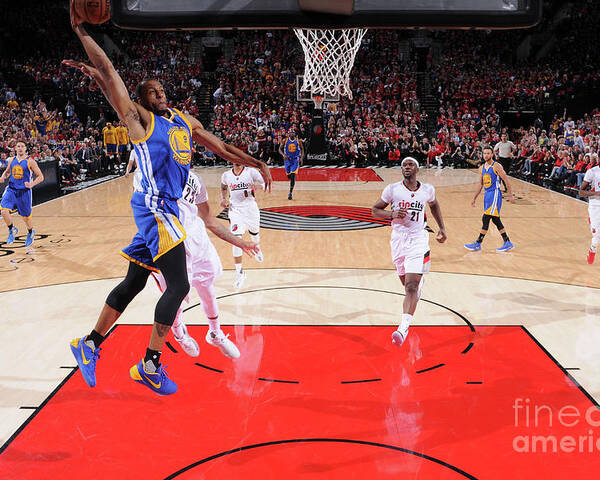 Playoffs Poster featuring the photograph Andre Iguodala by Sam Forencich