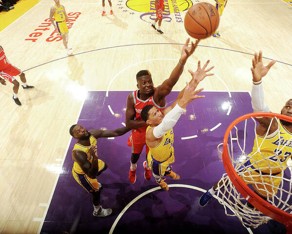 Nba Pro Basketball Poster featuring the photograph Clint Capela by Andrew D. Bernstein