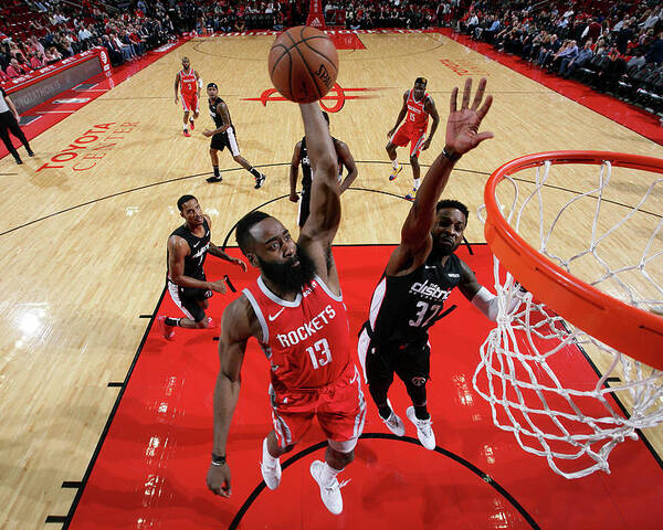 Nba Pro Basketball Poster featuring the photograph James Harden by Ned Dishman