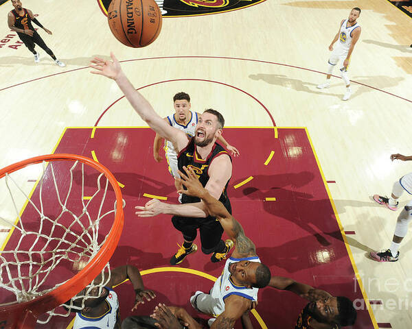 Playoffs Poster featuring the photograph Kevin Love by Andrew D. Bernstein