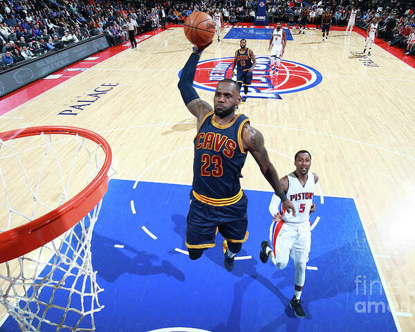 Nba Pro Basketball Poster featuring the photograph Lebron James by Brian Sevald