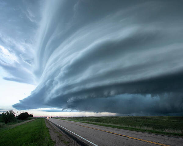 Mesocyclone Poster featuring the photograph Mesocyclone by Wesley Aston