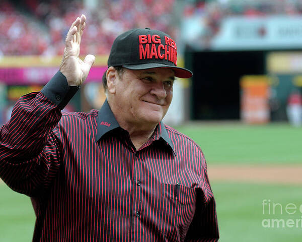 Great American Ball Park Poster featuring the photograph Pete Rose by Dylan Buell