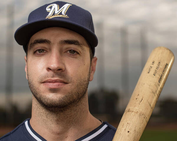 Media Day Poster featuring the photograph Ryan Braun by Rob Tringali