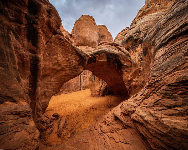 Utah Poster featuring the photograph Sand Dune Arch by Whit Richardson