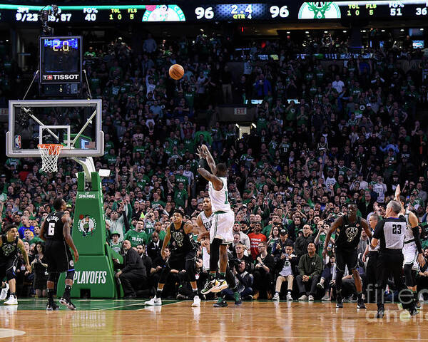 Playoffs Poster featuring the photograph Terry Rozier by Brian Babineau