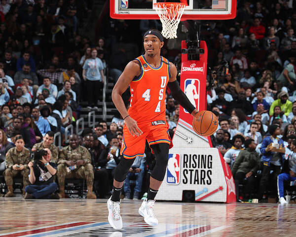 Nba Pro Basketball Poster featuring the photograph 2020 NBA All-Star - Rising Stars Game by Nathaniel S. Butler