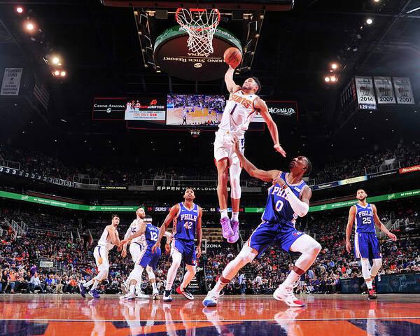 Devin Booker Poster featuring the photograph Devin Booker by Barry Gossage