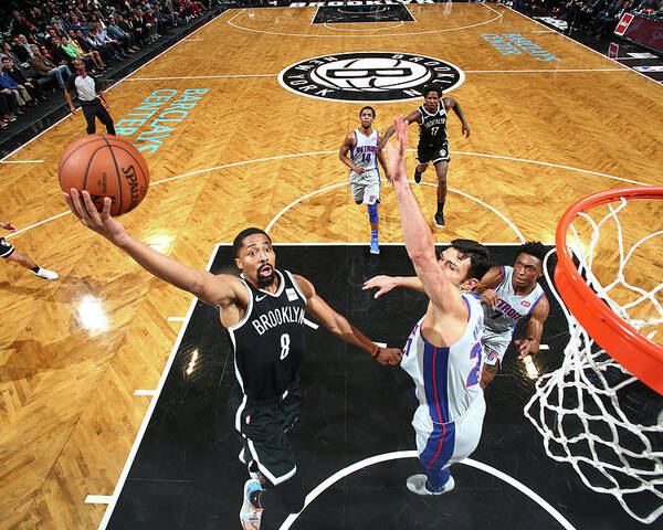 Nba Pro Basketball Poster featuring the photograph Spencer Dinwiddie by Nathaniel S. Butler