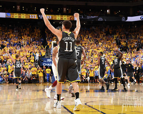 Klay Thompson Poster featuring the photograph Klay Thompson by Andrew D. Bernstein