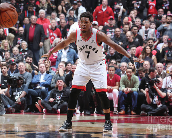 Playoffs Poster featuring the photograph Kyle Lowry by Nathaniel S. Butler