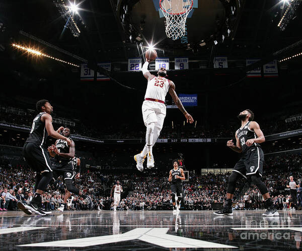 Nba Pro Basketball Poster featuring the photograph Lebron James by Nathaniel S. Butler
