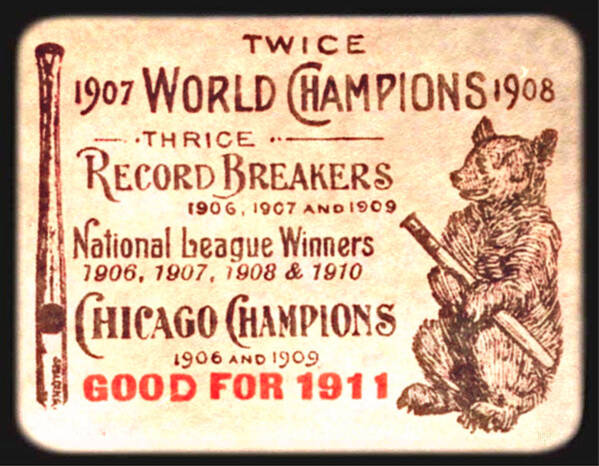 1911 Chicago Cubs Vintage Viewfinder Art Poster by Row One Brand - Pixels