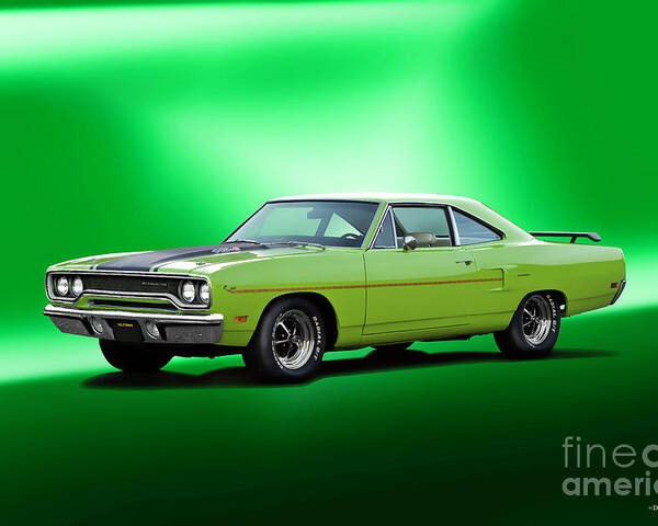 1970 Plymouth Roadrunner 440 Poster featuring the photograph 1970 Plymouth Roadrunner 440 by Dave Koontz